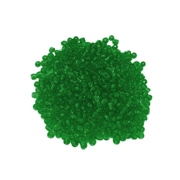 Glasperlen - Typ 'Rocailles' - 1000 Stück  - 3 mm - Grün dunkel
