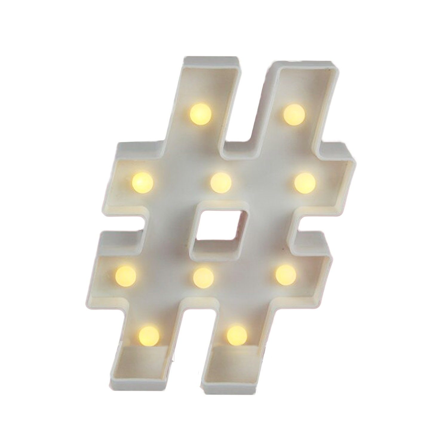 3D leuchtende LED Leuchtende Buchstaben Alphabet Nachtlicht Hochzeit Dekoration 