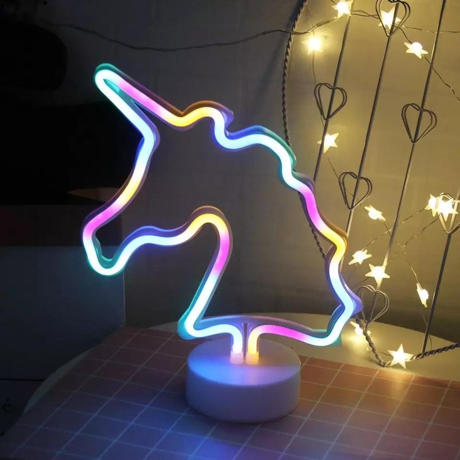 Party LED Neon Herz Lampe Neonlight Batterie Neonlicht Wandbild Neonlicht  Love | eBay