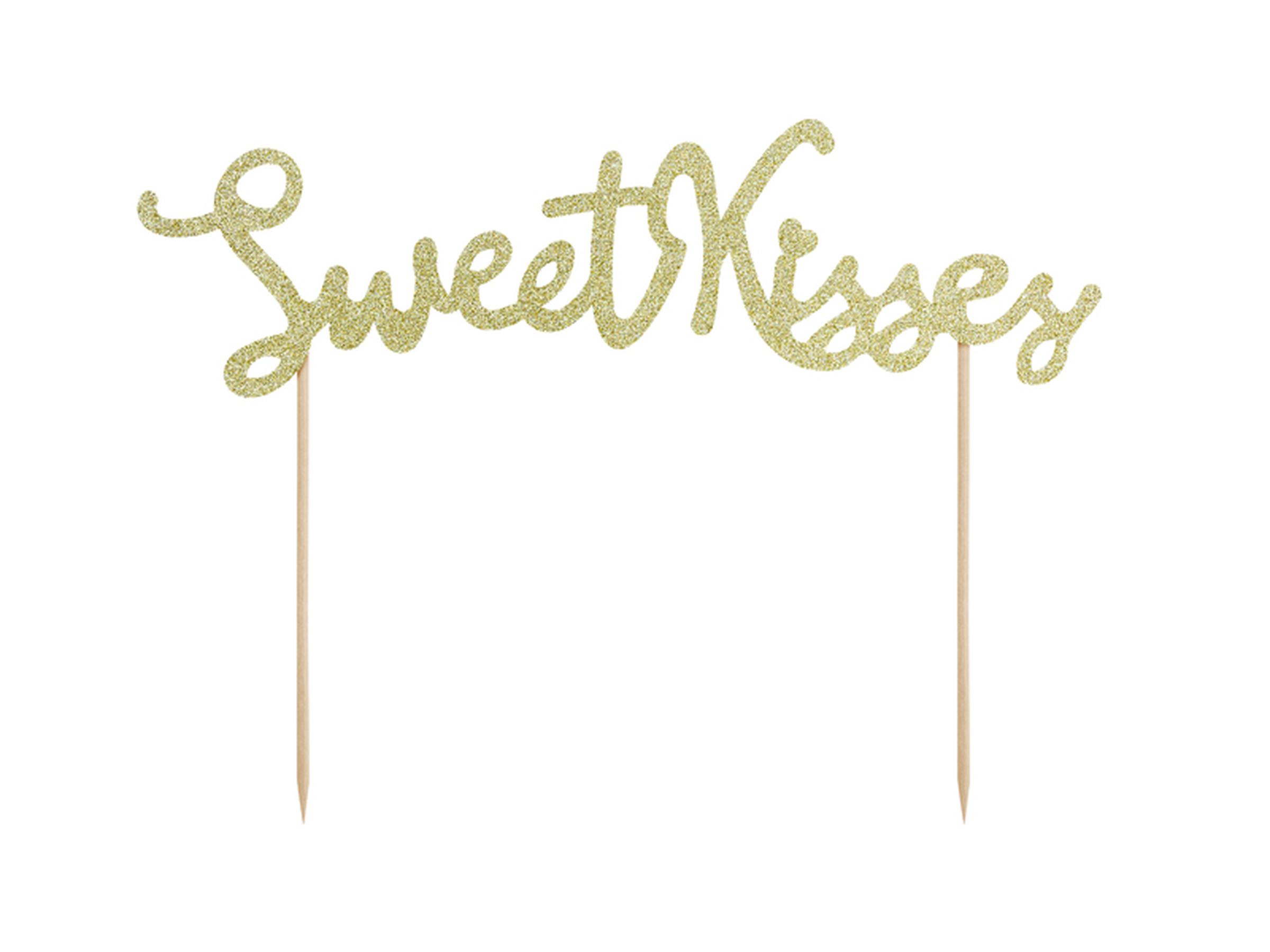 Cake topper - Sweet Kisses