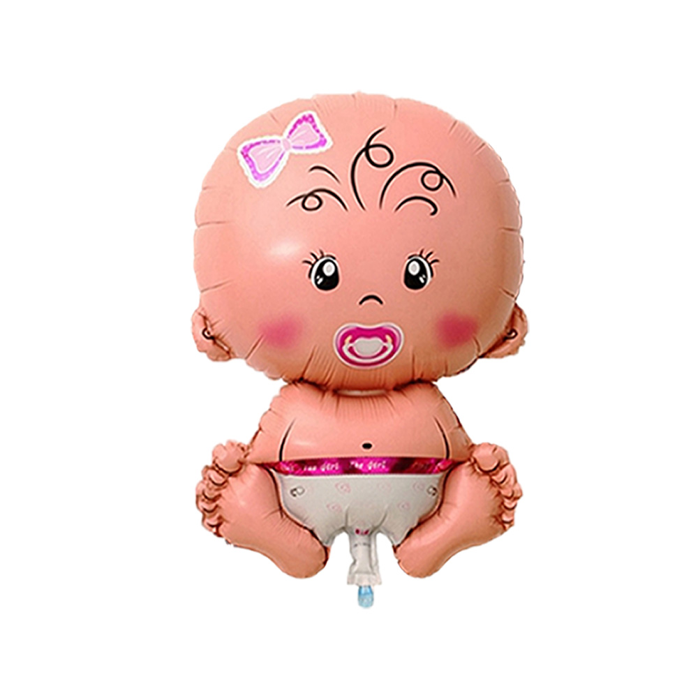 Folienballon Baby Girl, Mädchen Geburt, ca. 40 cm