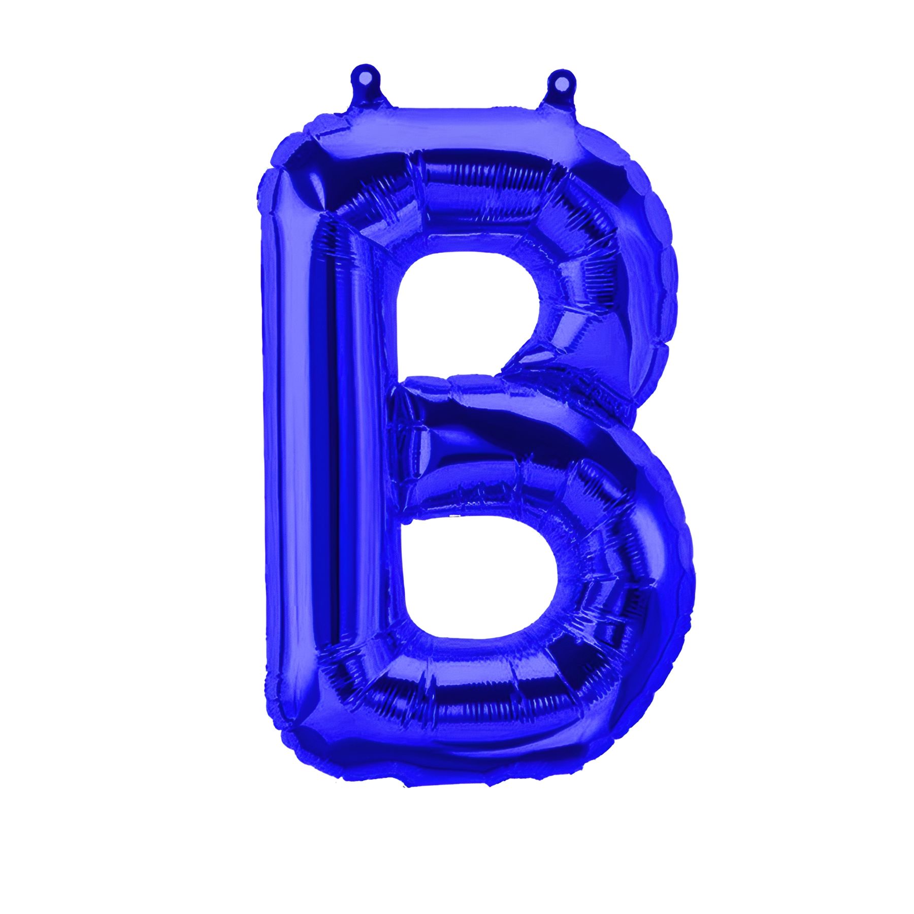 Folienballon Buchstabe B, blau, ca. 40 cm, fÃ¼r LuftbefÃ¼llung