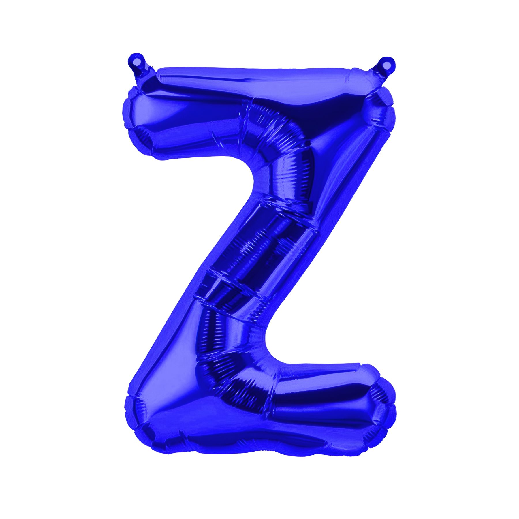 Folienballon Buchstabe Z, blau, ca. 40 cm, fÃ¼r LuftbefÃ¼llung