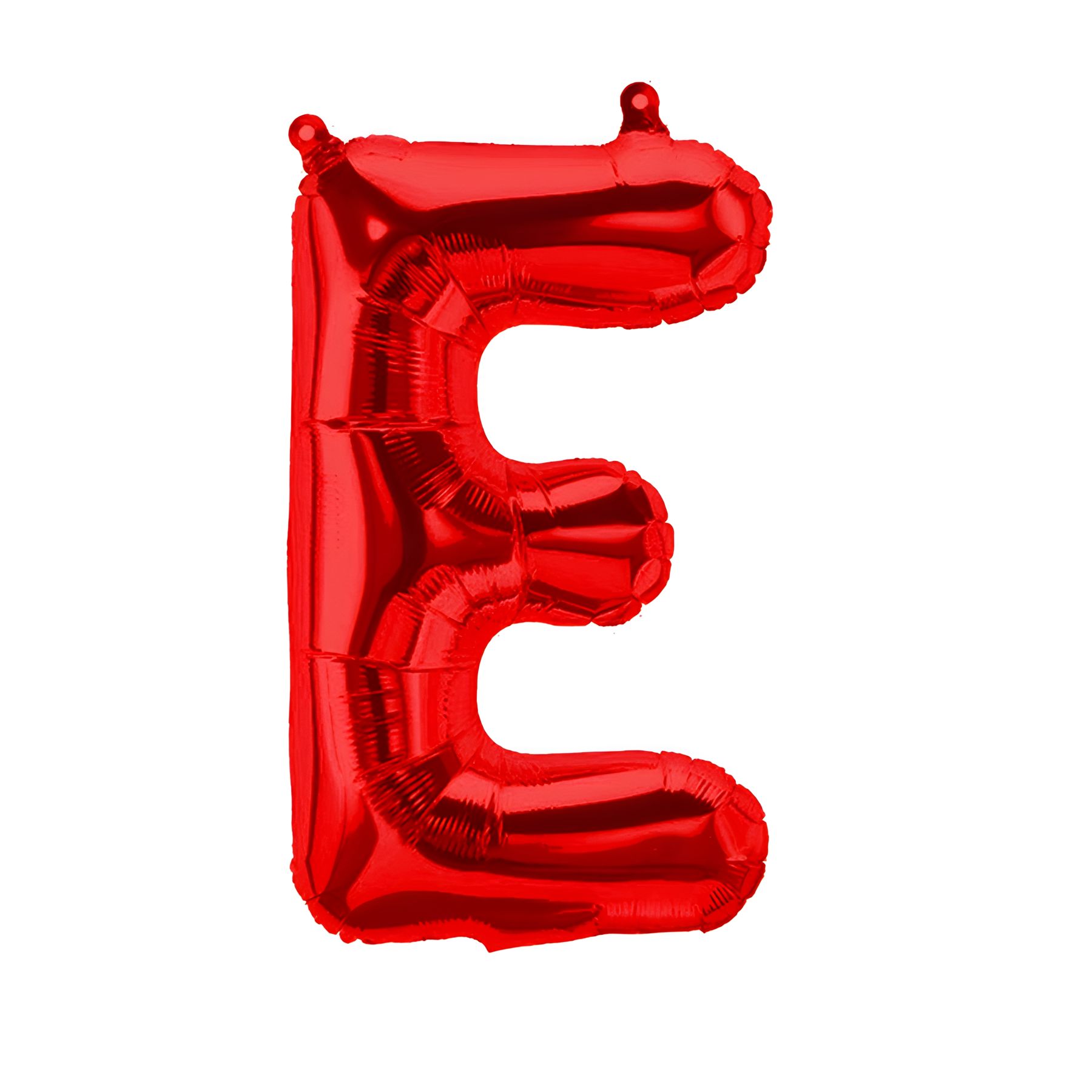 Folienballon Buchstabe E, rot, ca. 40 cm, fÃ¼r LuftbefÃ¼llung