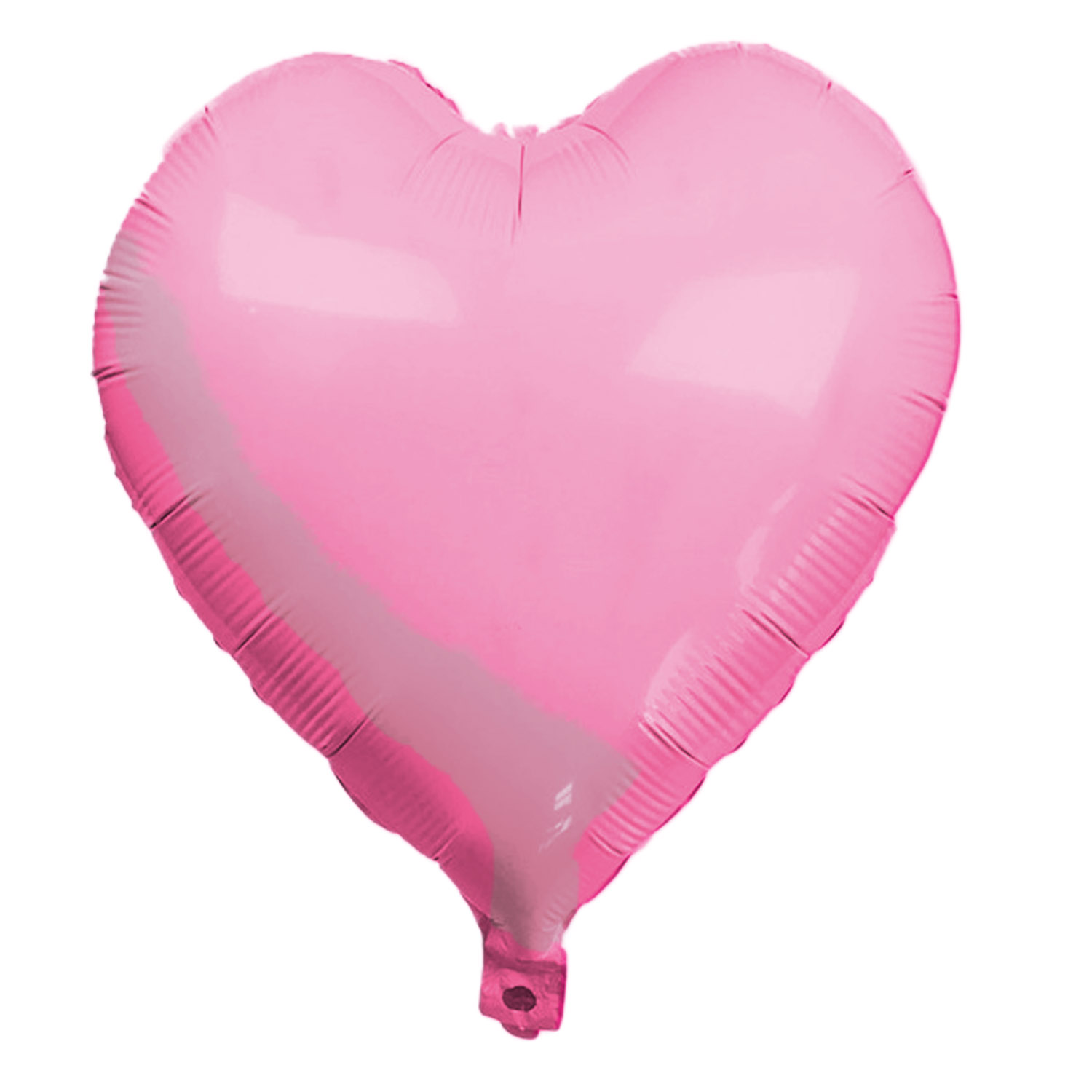 Folienballon Herz, rosa matt, ca. 45 cm