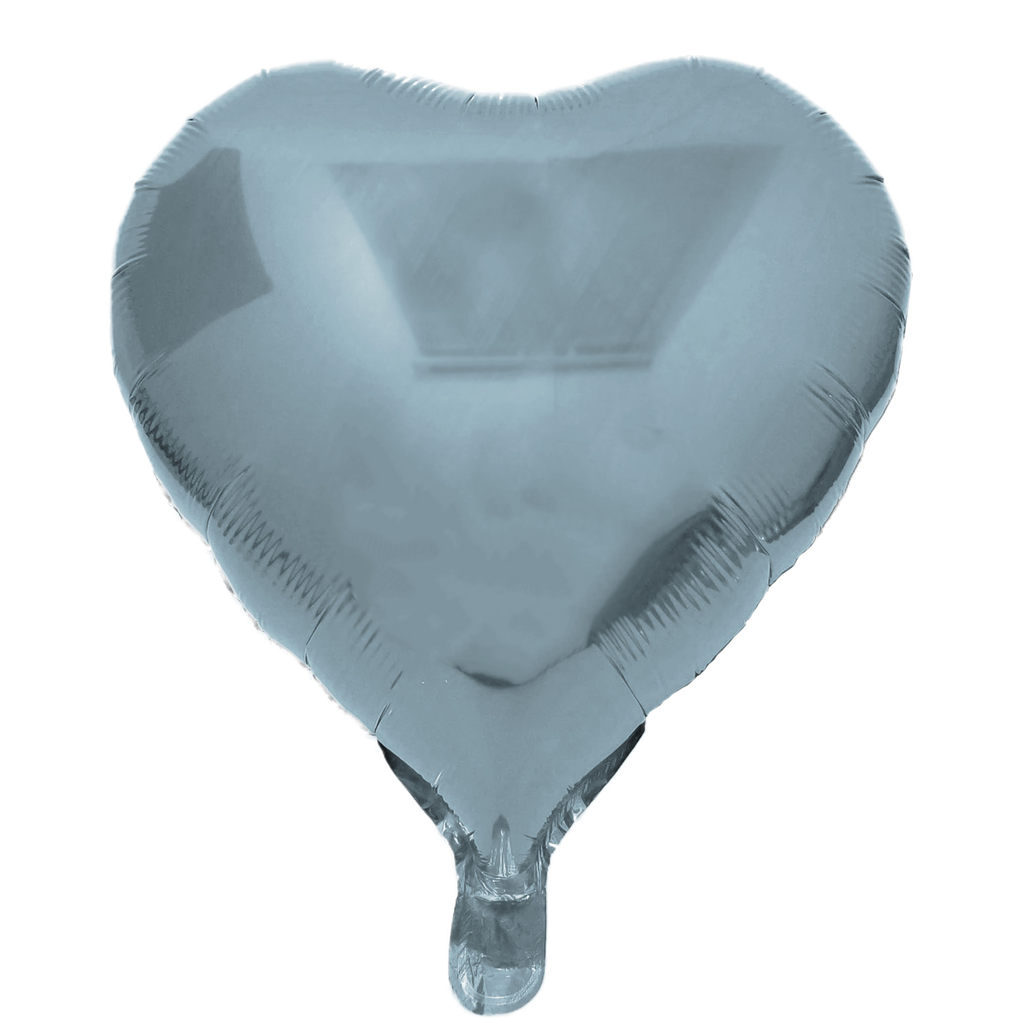Folienballon Herz, blau, ca. 45 cm