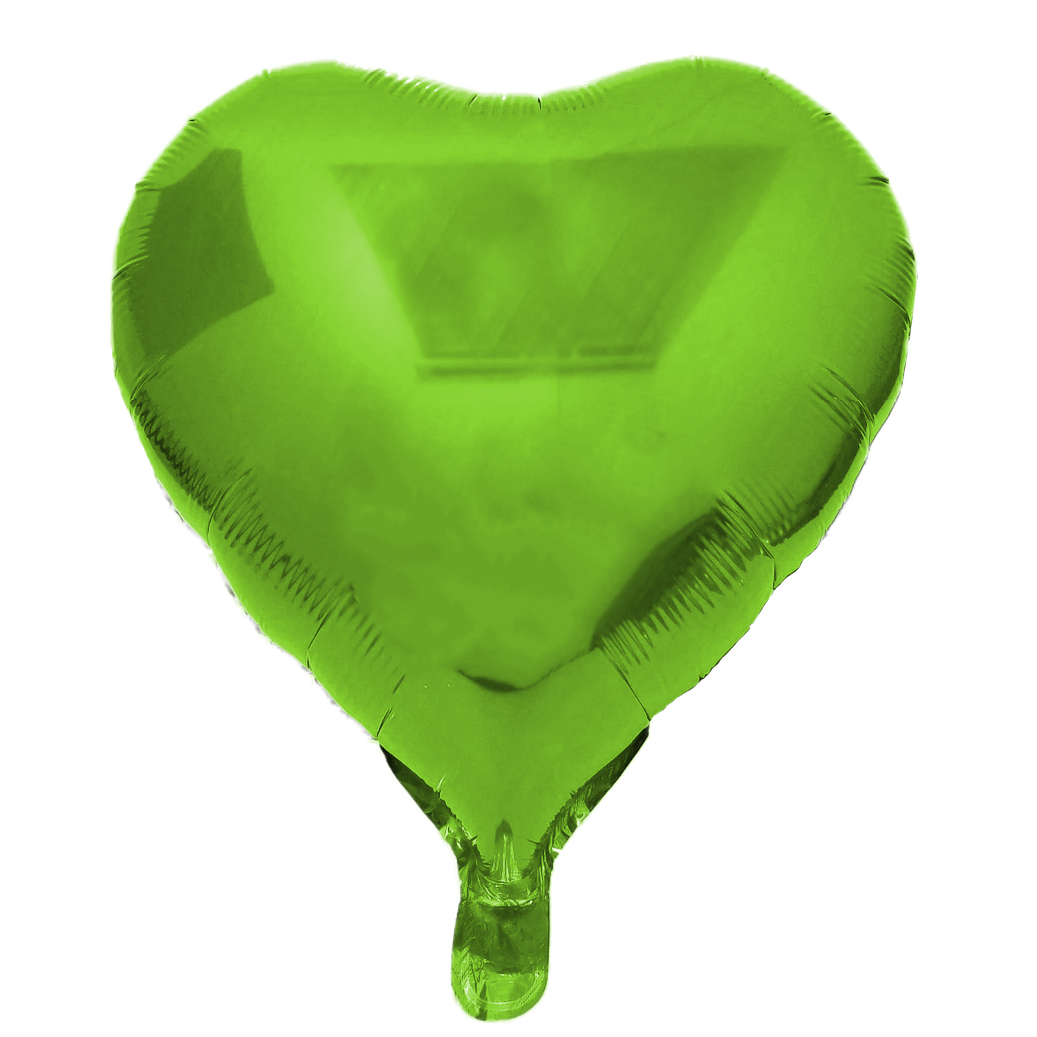 Folienballon Herz, hellgrün, ca. 45 cm