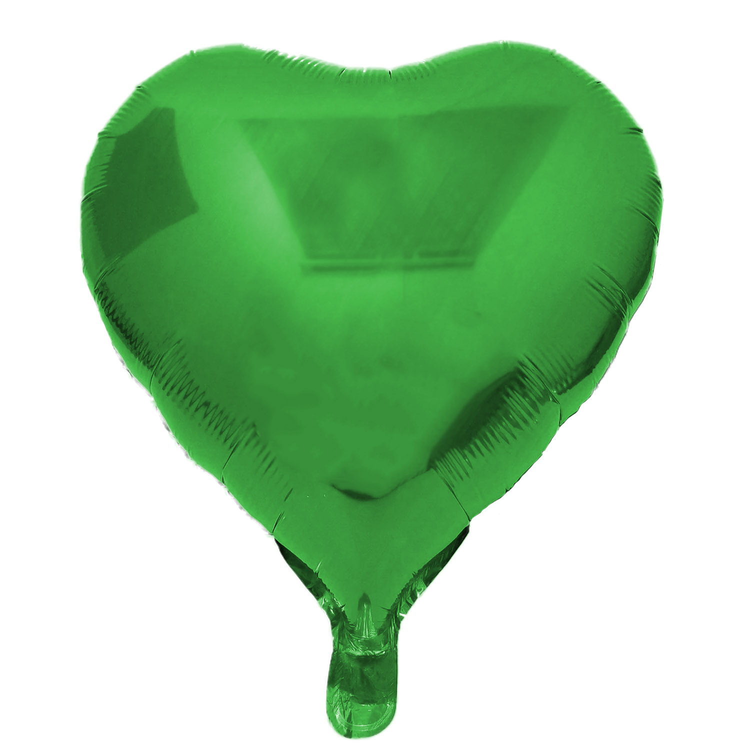 Folienballon Herz, grün, ca. 45 cm