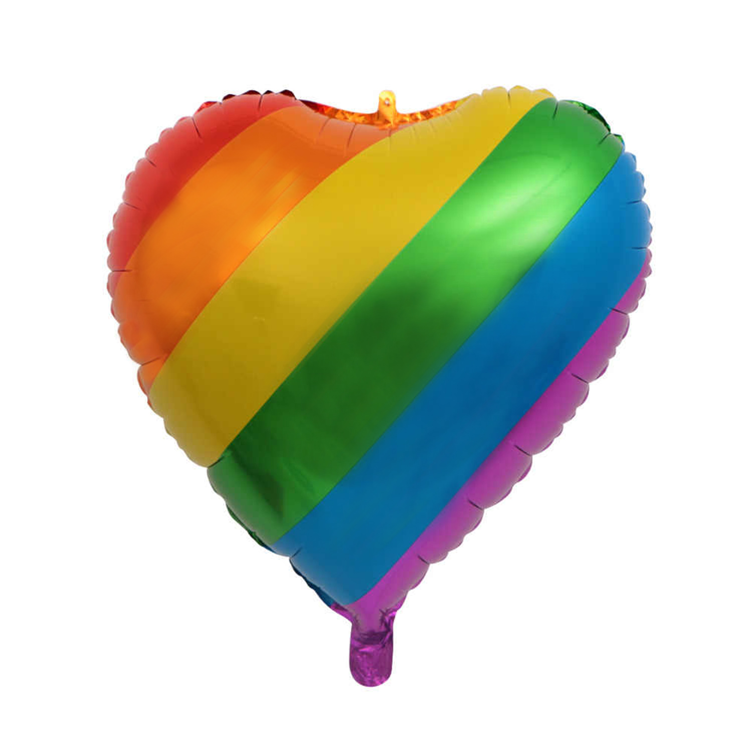 Folienballon - 24 inch - Herz - Regenbogenfarben