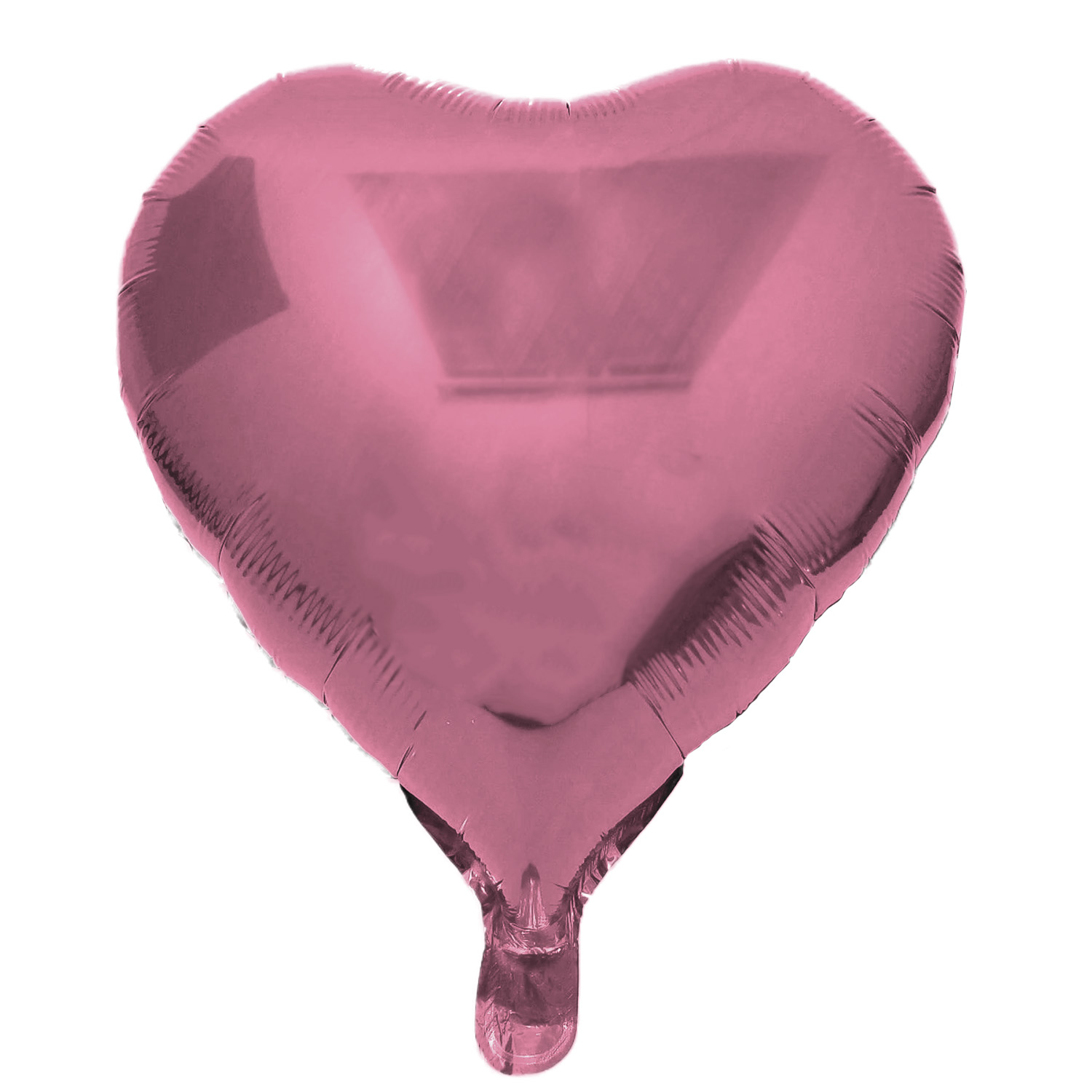 Folienballon Herz, rosa, ca. 45 cm