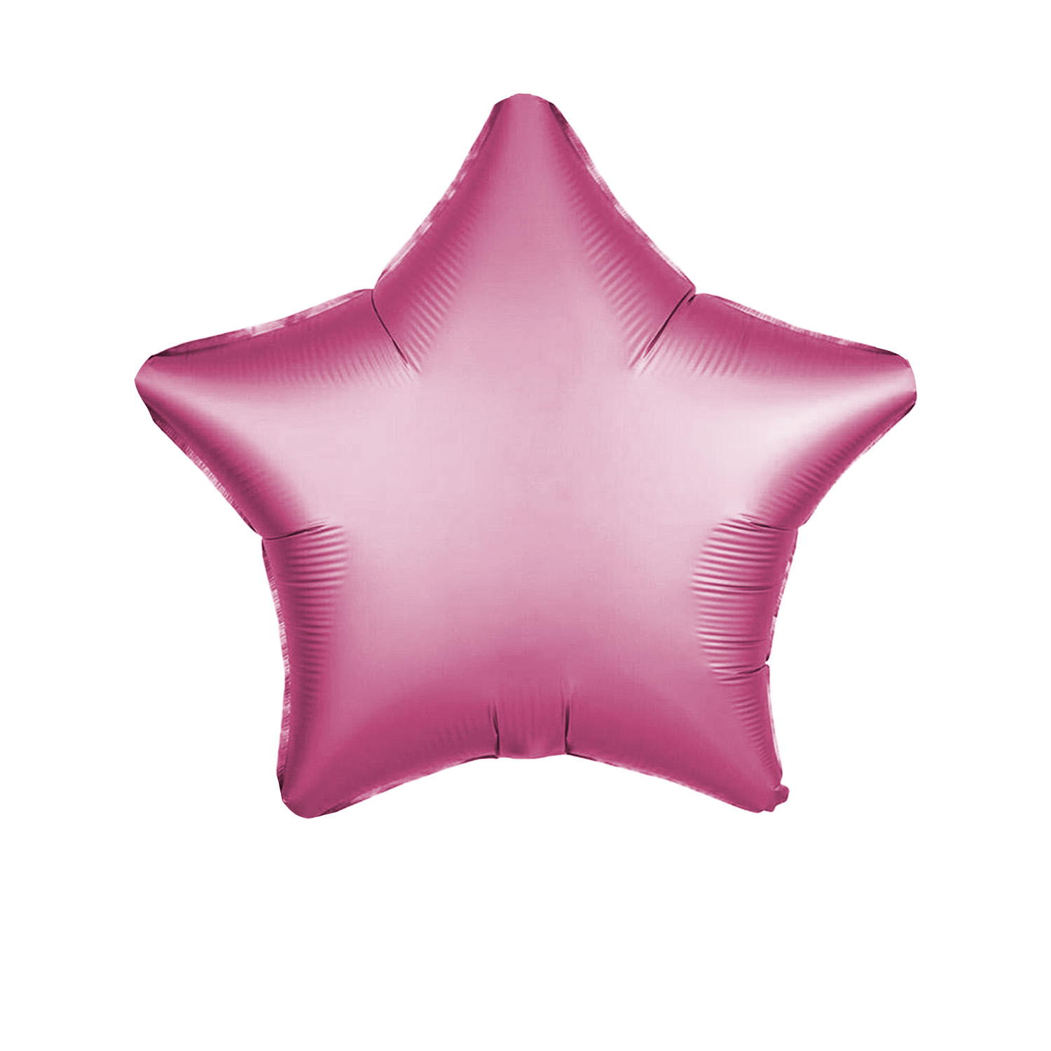 Folienballon Stern, Pink (matt), ca. 45 cm