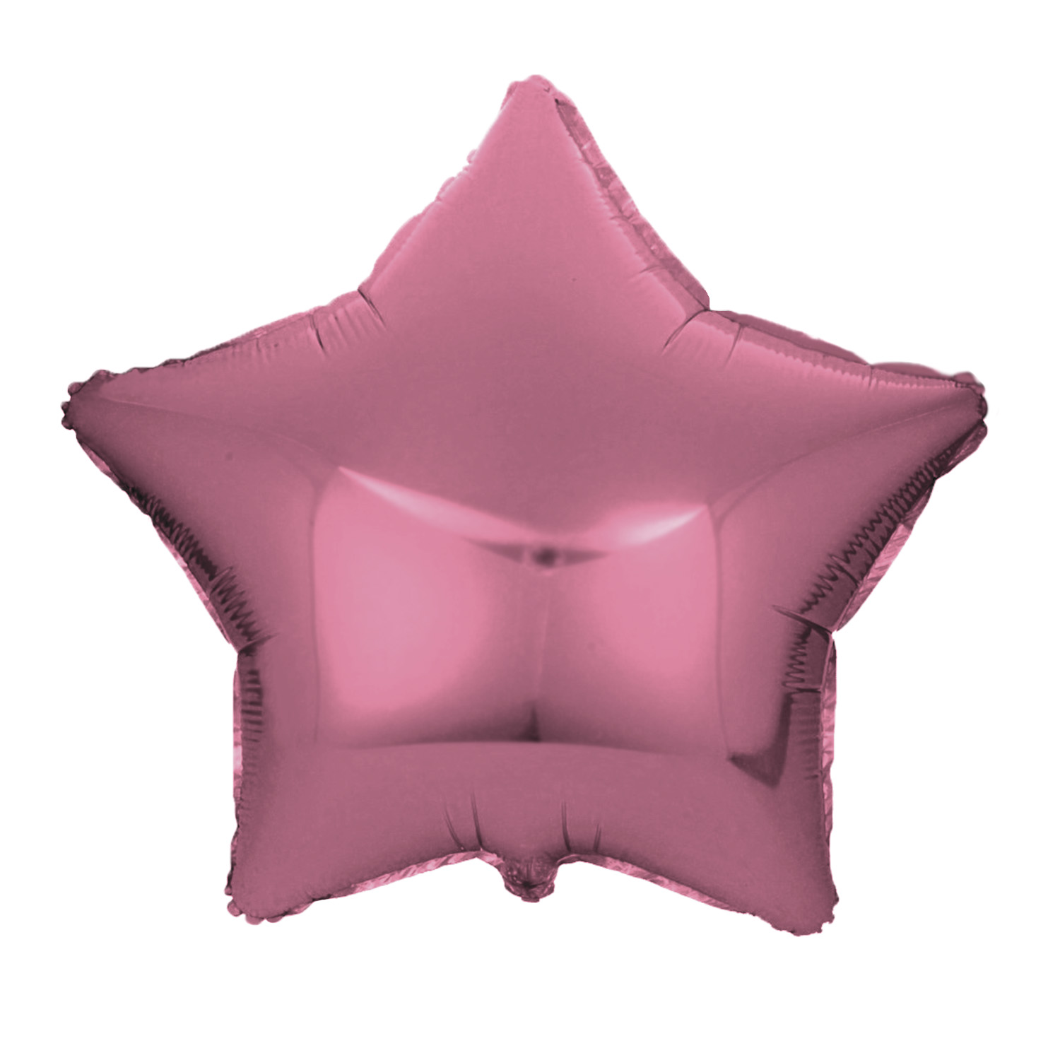 Folienballon Stern, rosa, ca. 45 cm