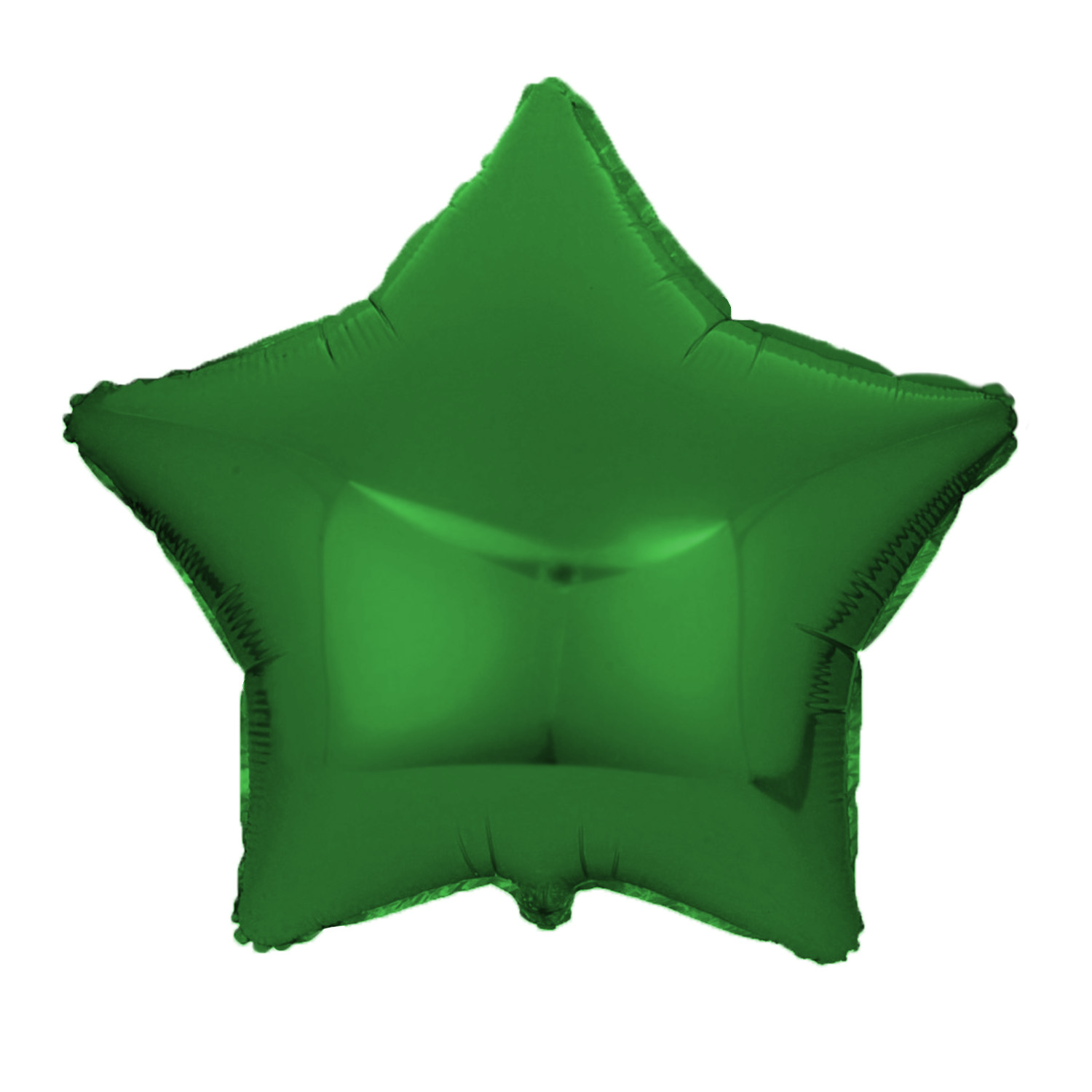 Folienballon Stern, grün, ca. 45 cm