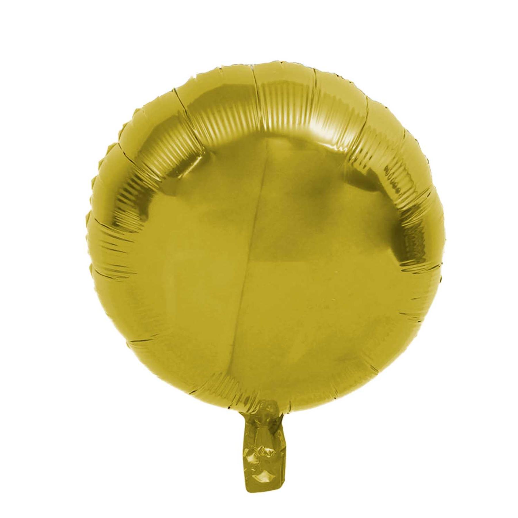 Folienballon - 18 inch - Rund - Gold