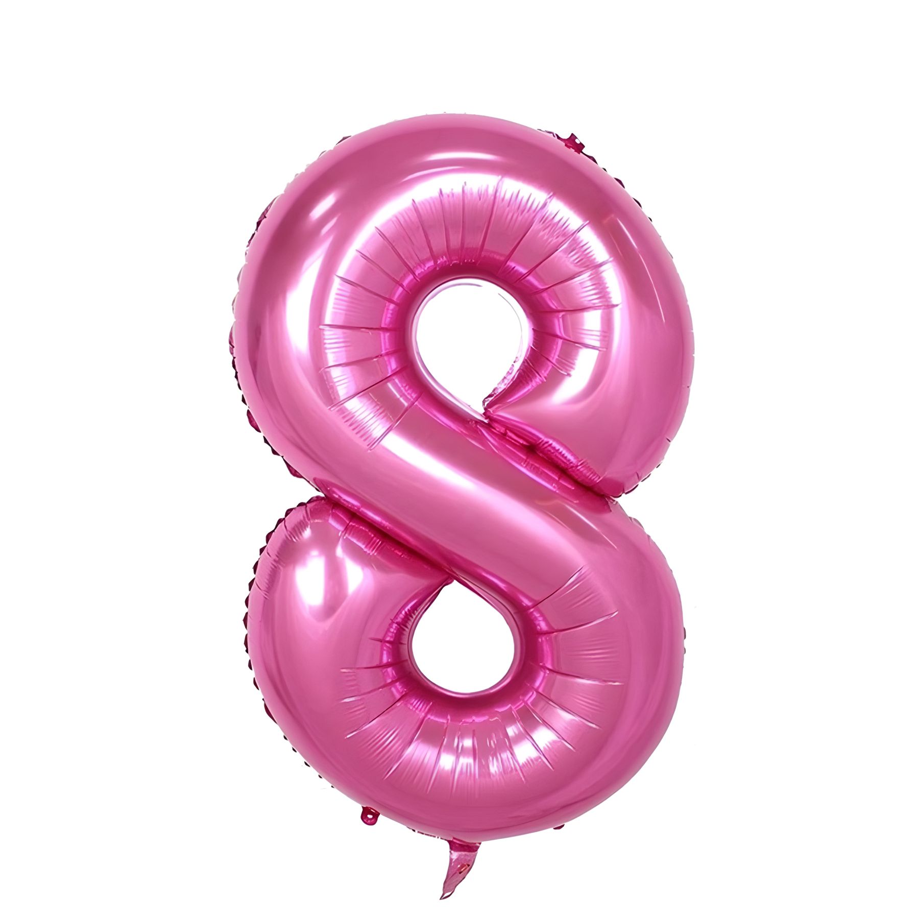Folienballon - Pink/40inch - Zahl 8