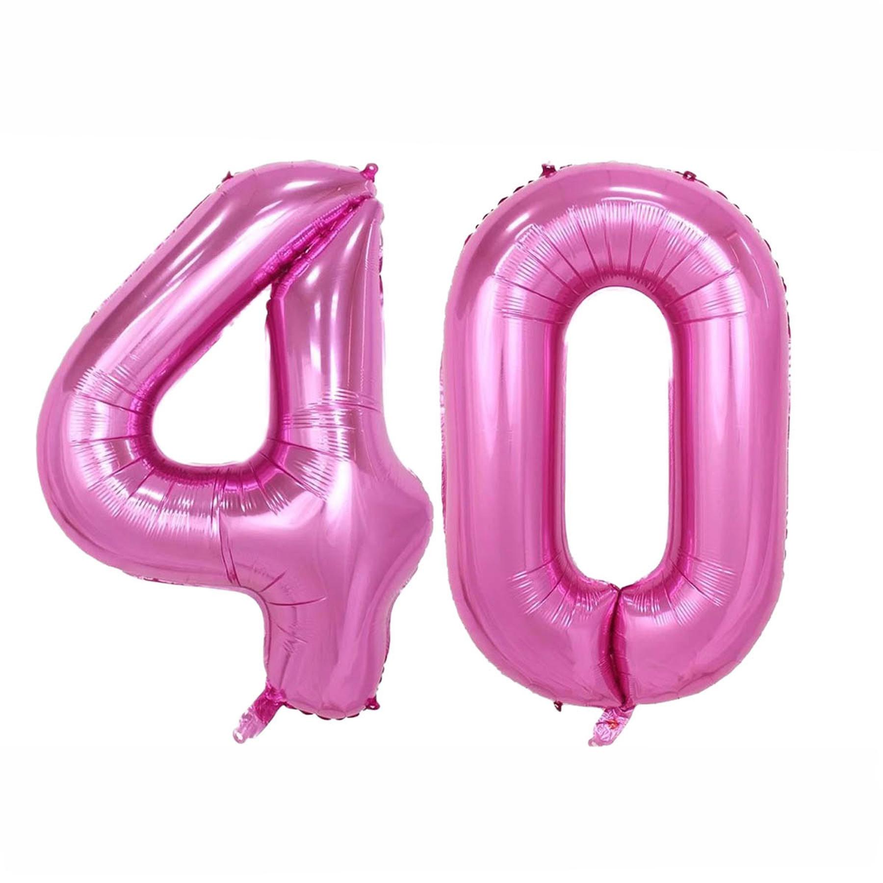 Set -Folienballon - Pink/40inch - 4 + 0