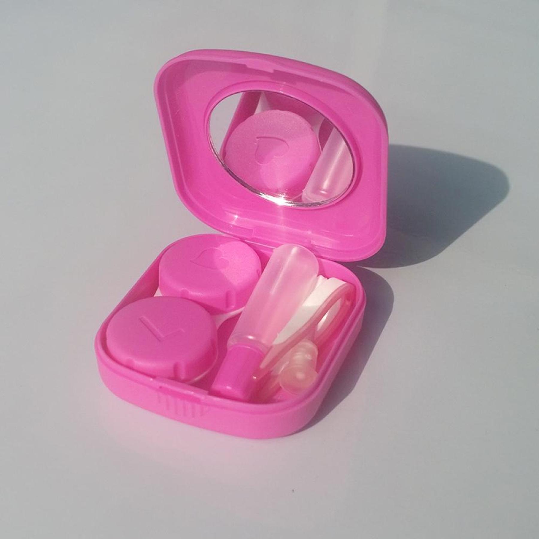 Kontaktlinsenbox - Set Pink