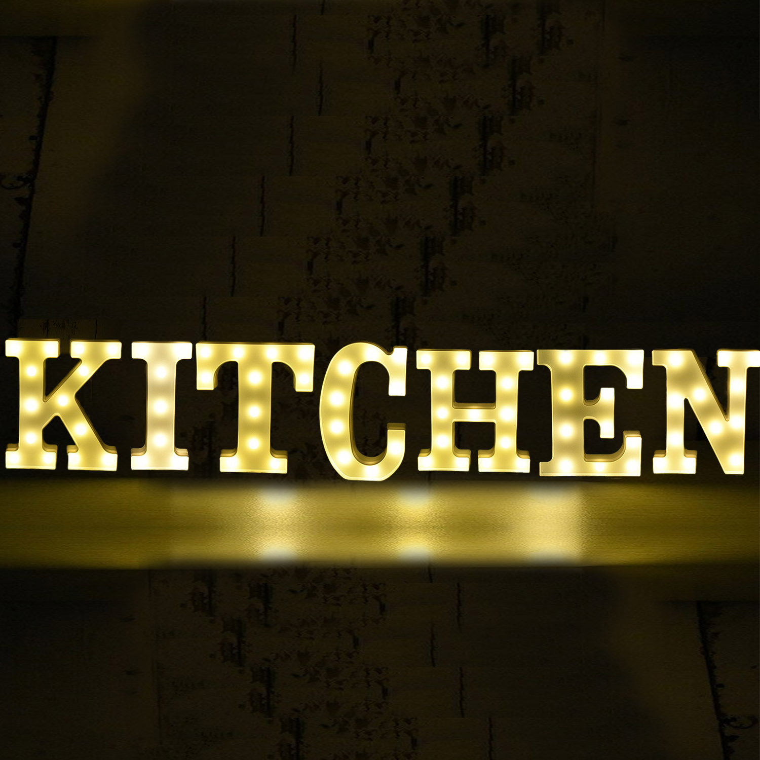 LED Buchstaben Set - Kitchen