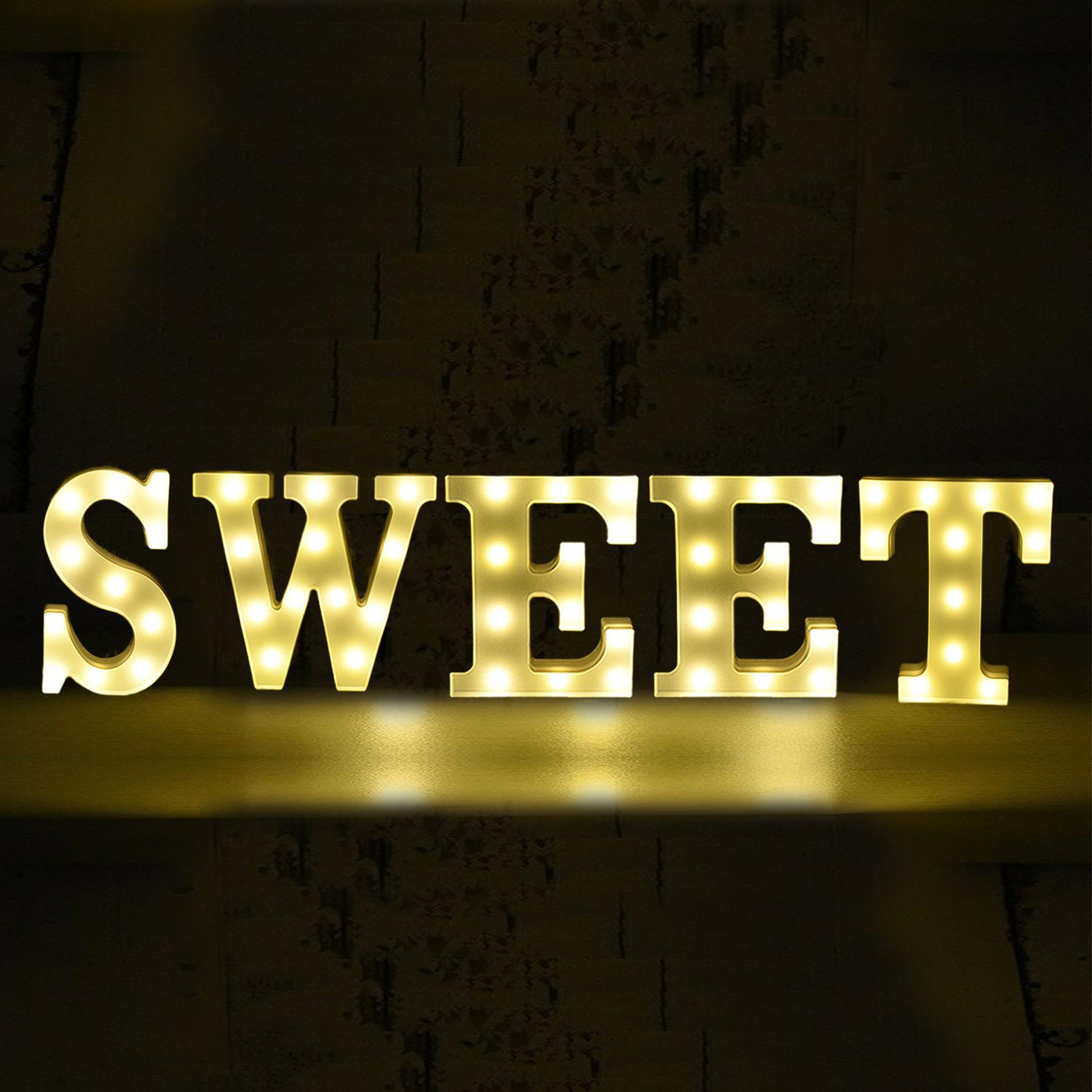 LED Buchstaben Set - Sweet