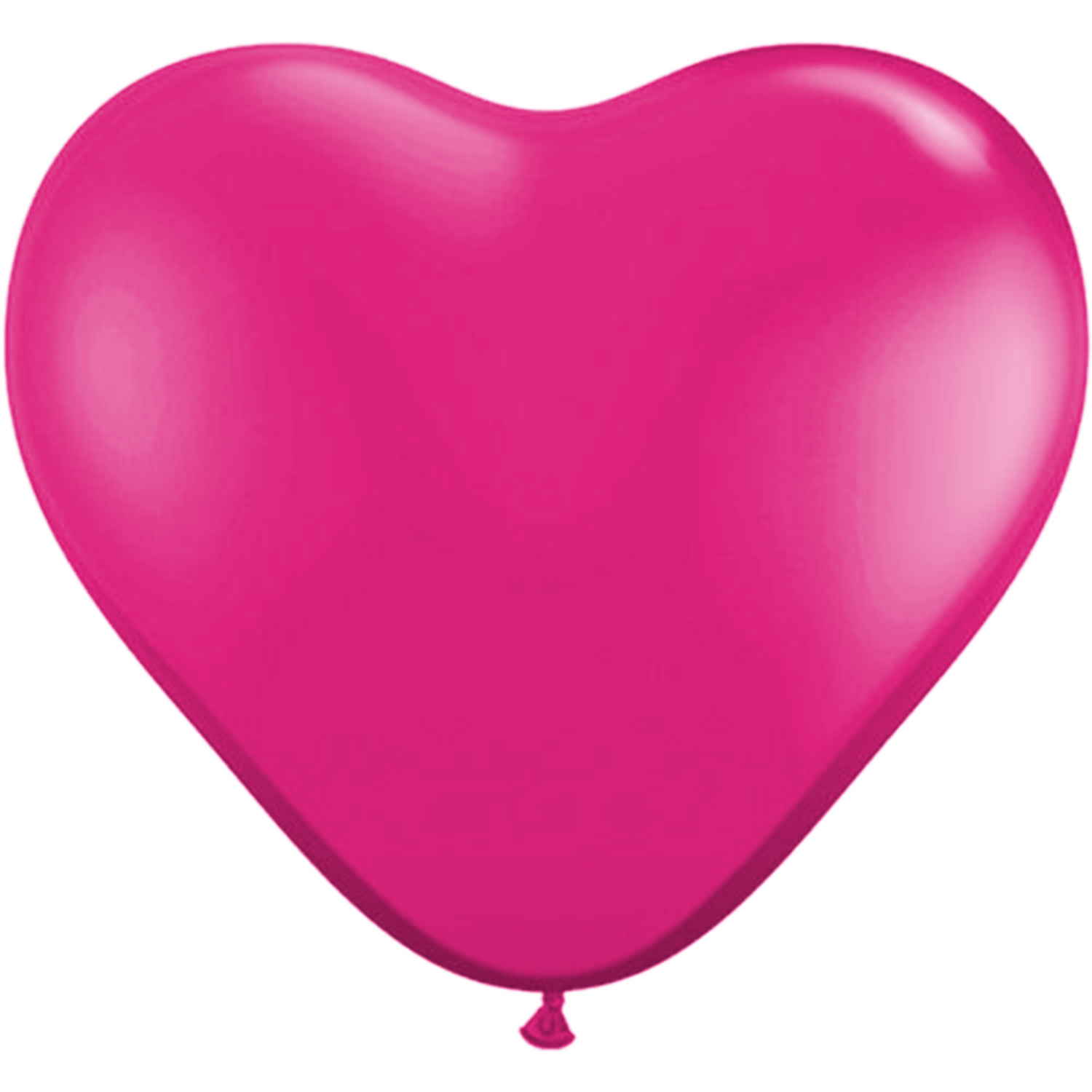 Latex Luftballon - 10inch - Herz - Rosa Dunkel - 10er Set