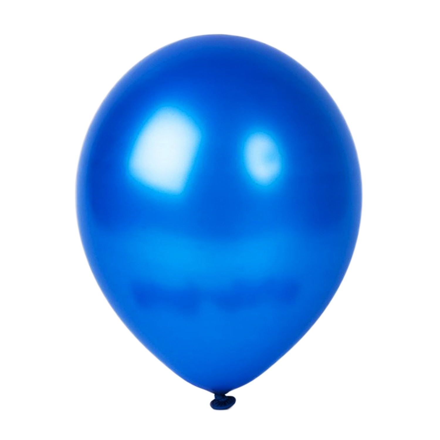 50er SET - Latex Luftballon - 12inch - Königsblau - Metallic (glänzend)