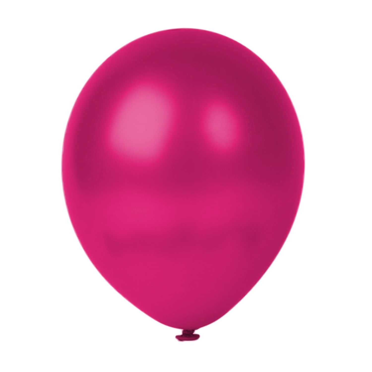 25er SET - Latex Luftballon - 12inch - Pink - Metallic (glänzend)