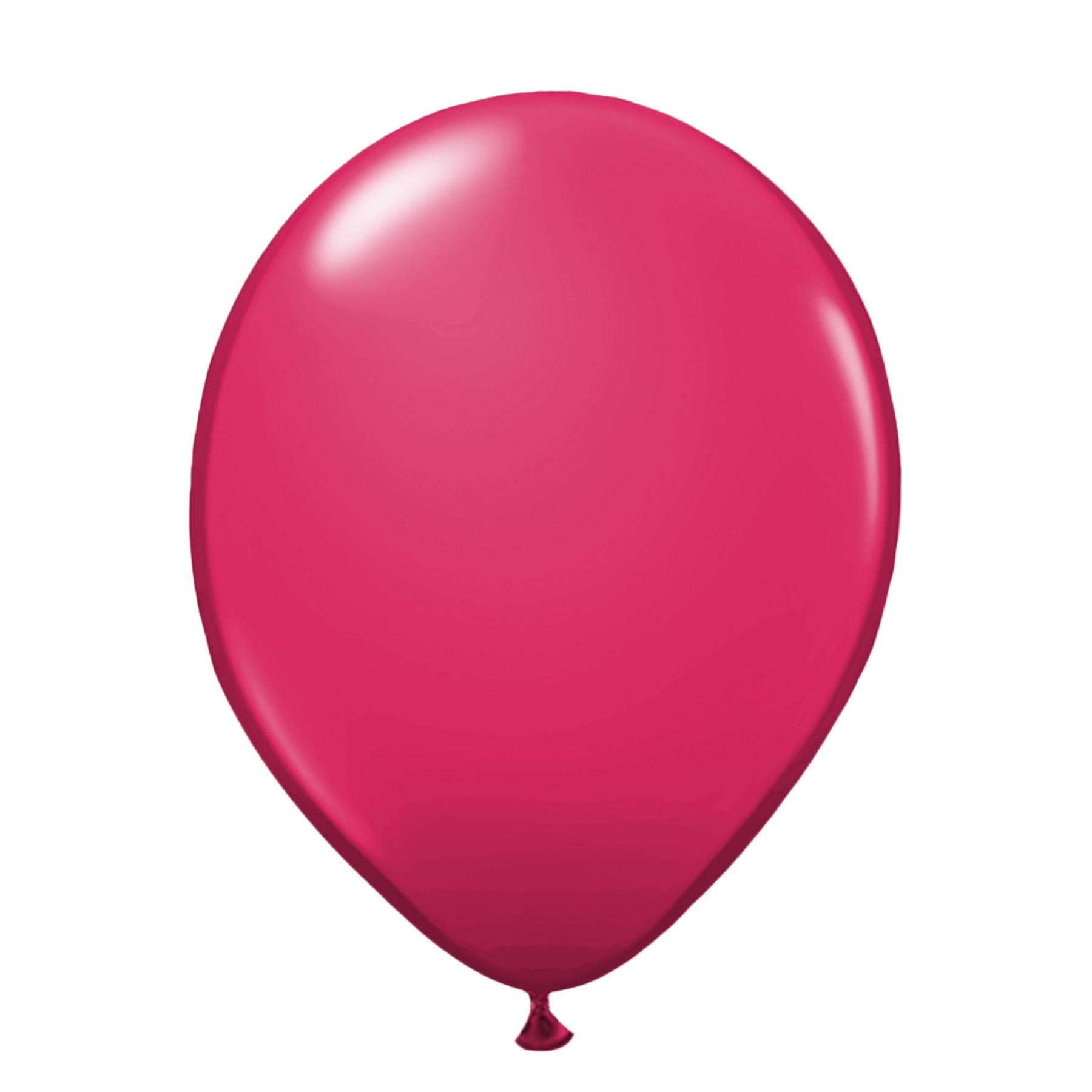 10er SET - Latex Luftballon - 12inch - Fuchsia