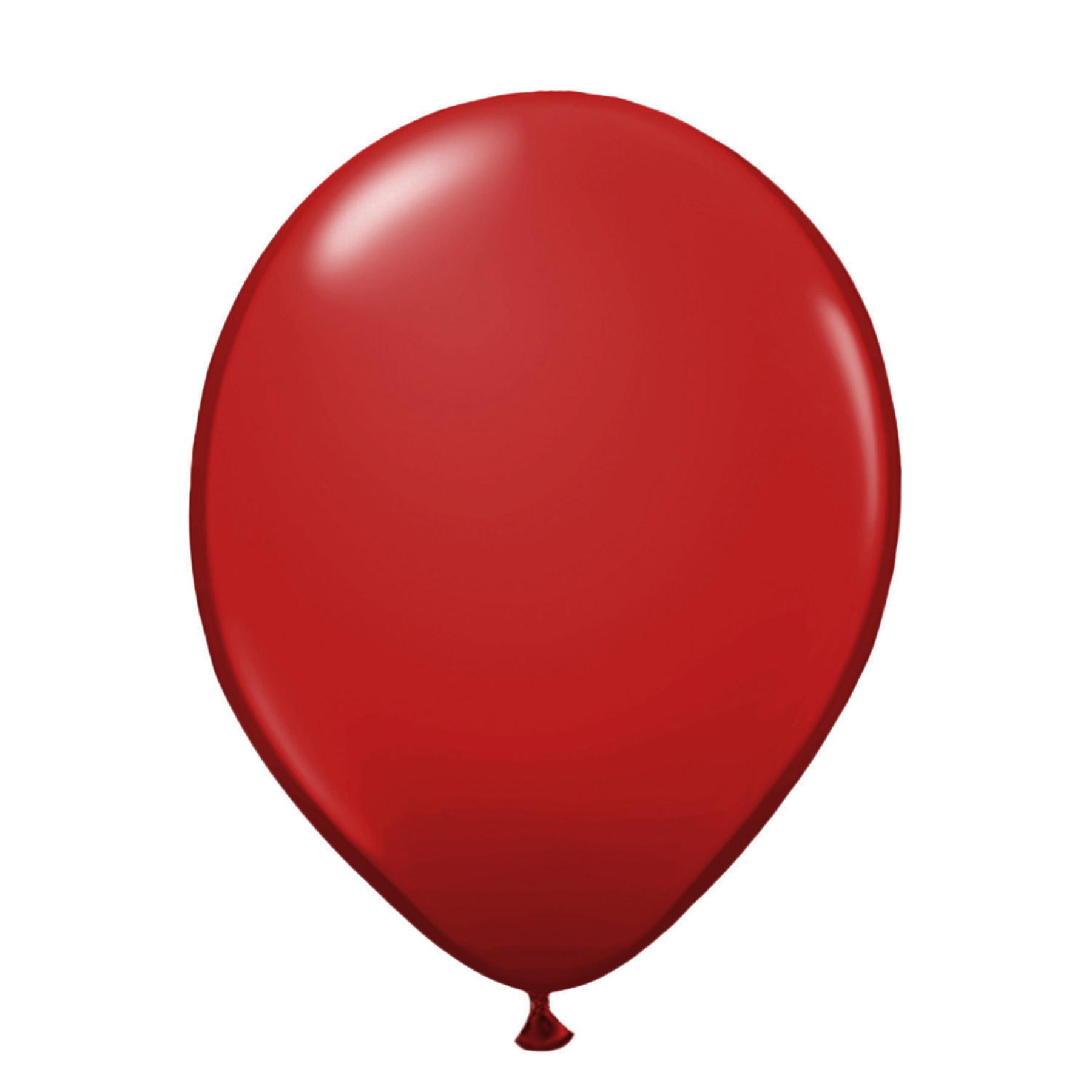 100er SET - Latex Luftballon - 12inch - Dunkelrot