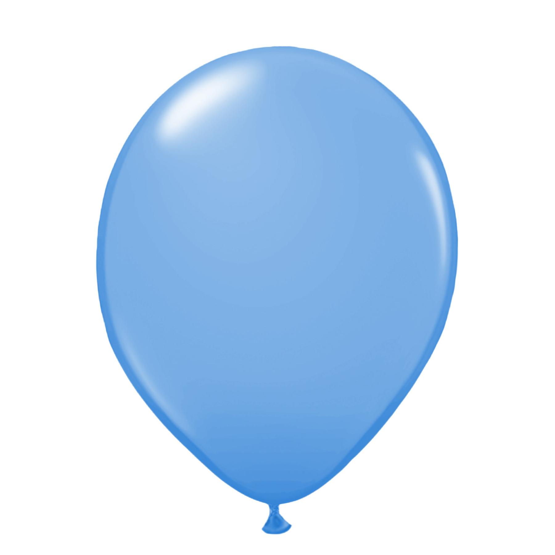 100er SET - Latex Luftballon - 12inch - Hellblau