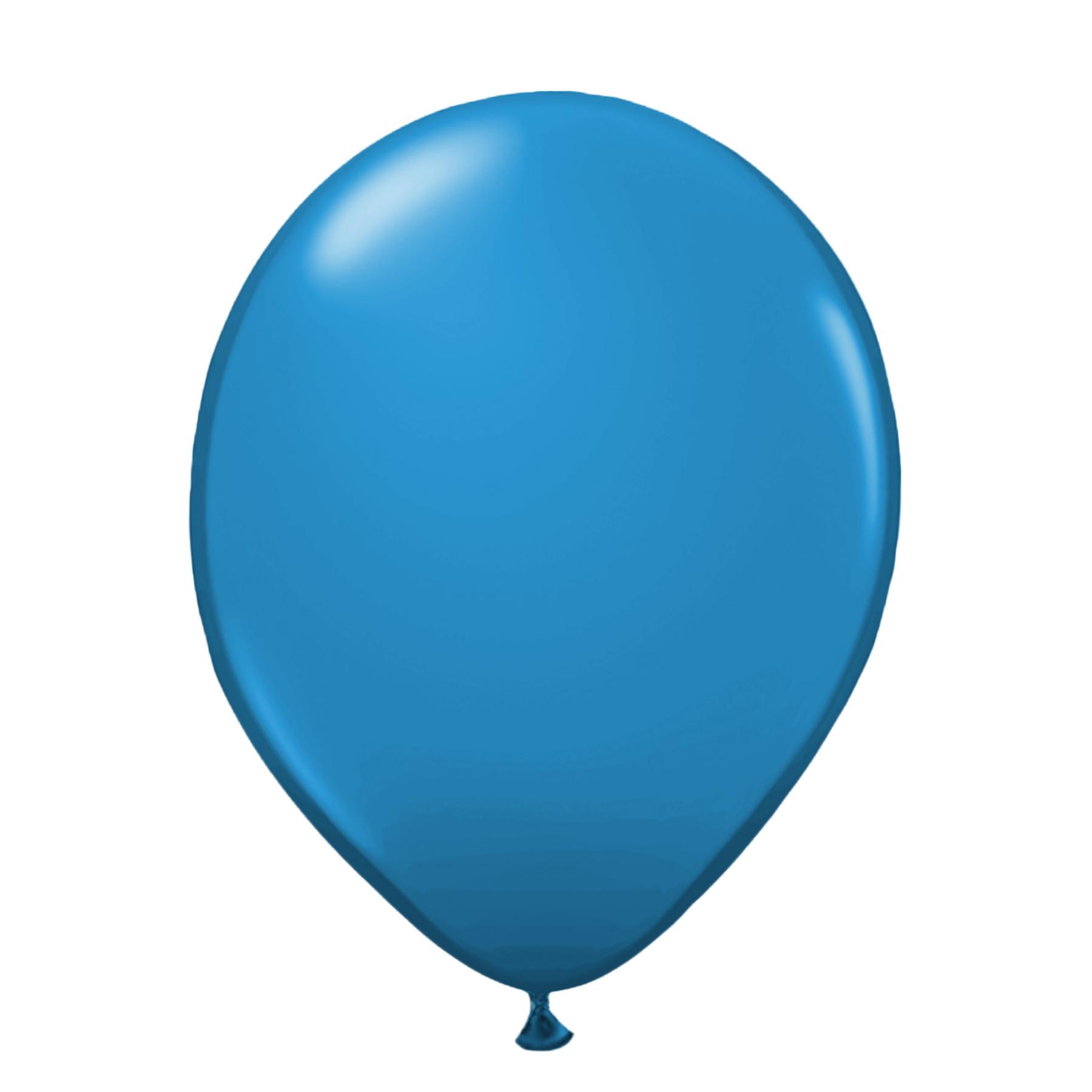 10er SET - Latex Luftballon - 12inch - Dunkeltürkis