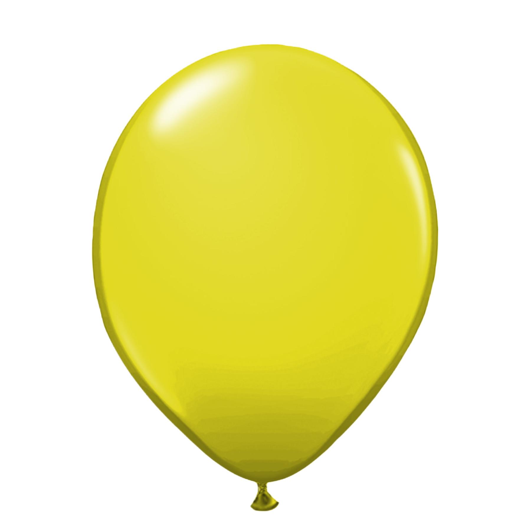 25er SET - Latex Luftballon - 12inch - Gelb