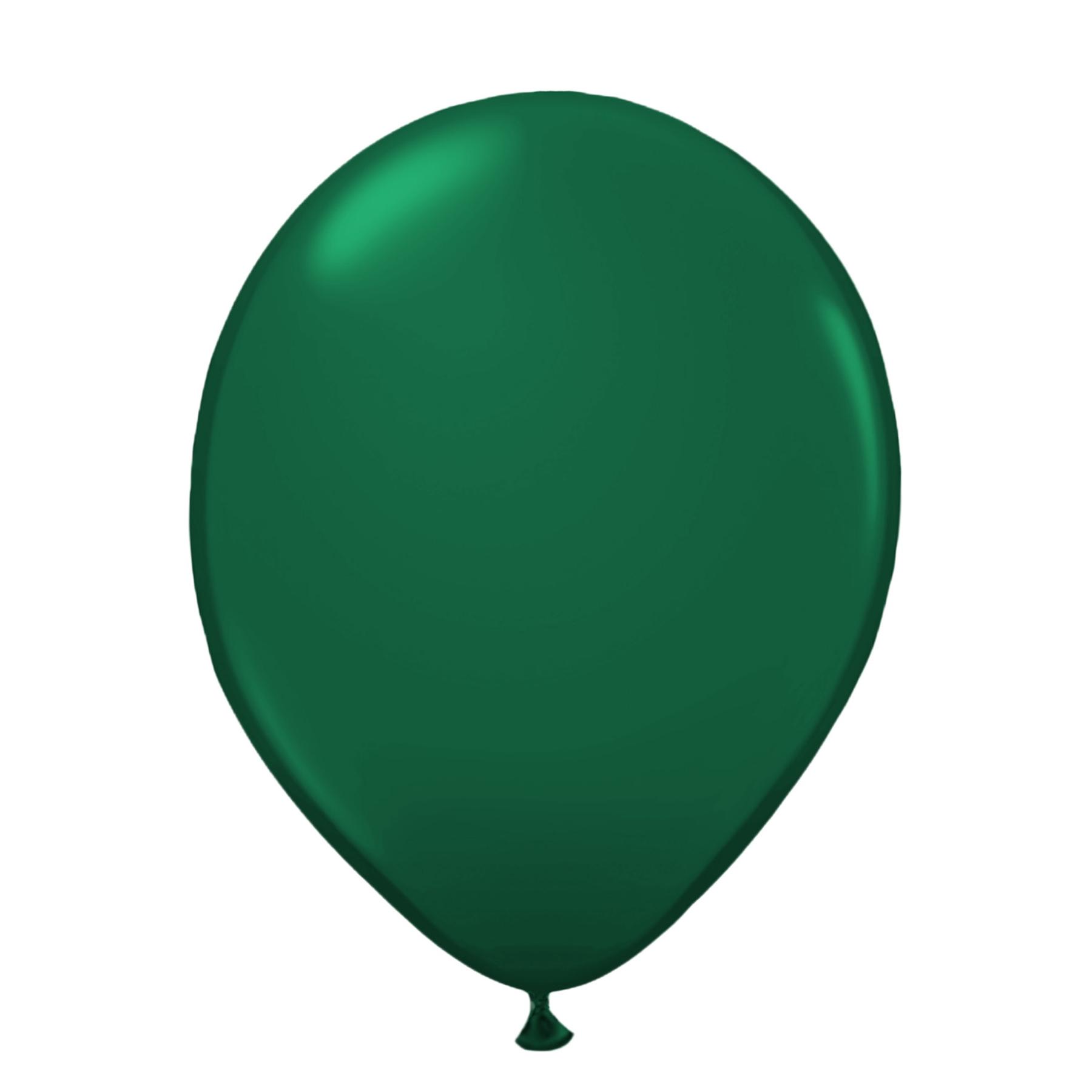 50er SET - Latex Luftballon - 12inch - Dunkelgrün