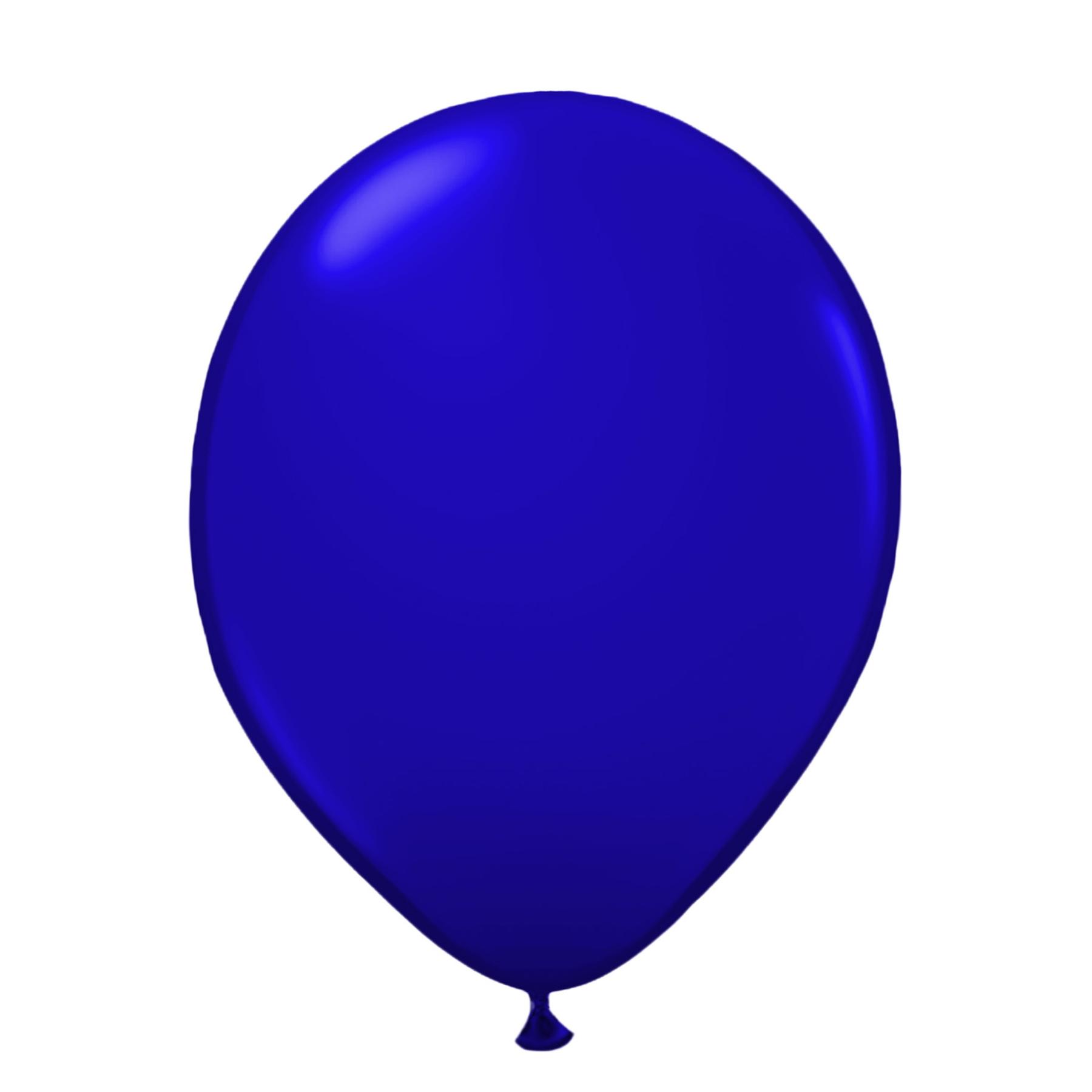50er SET - Latex Luftballon - 12inch - Königsblau