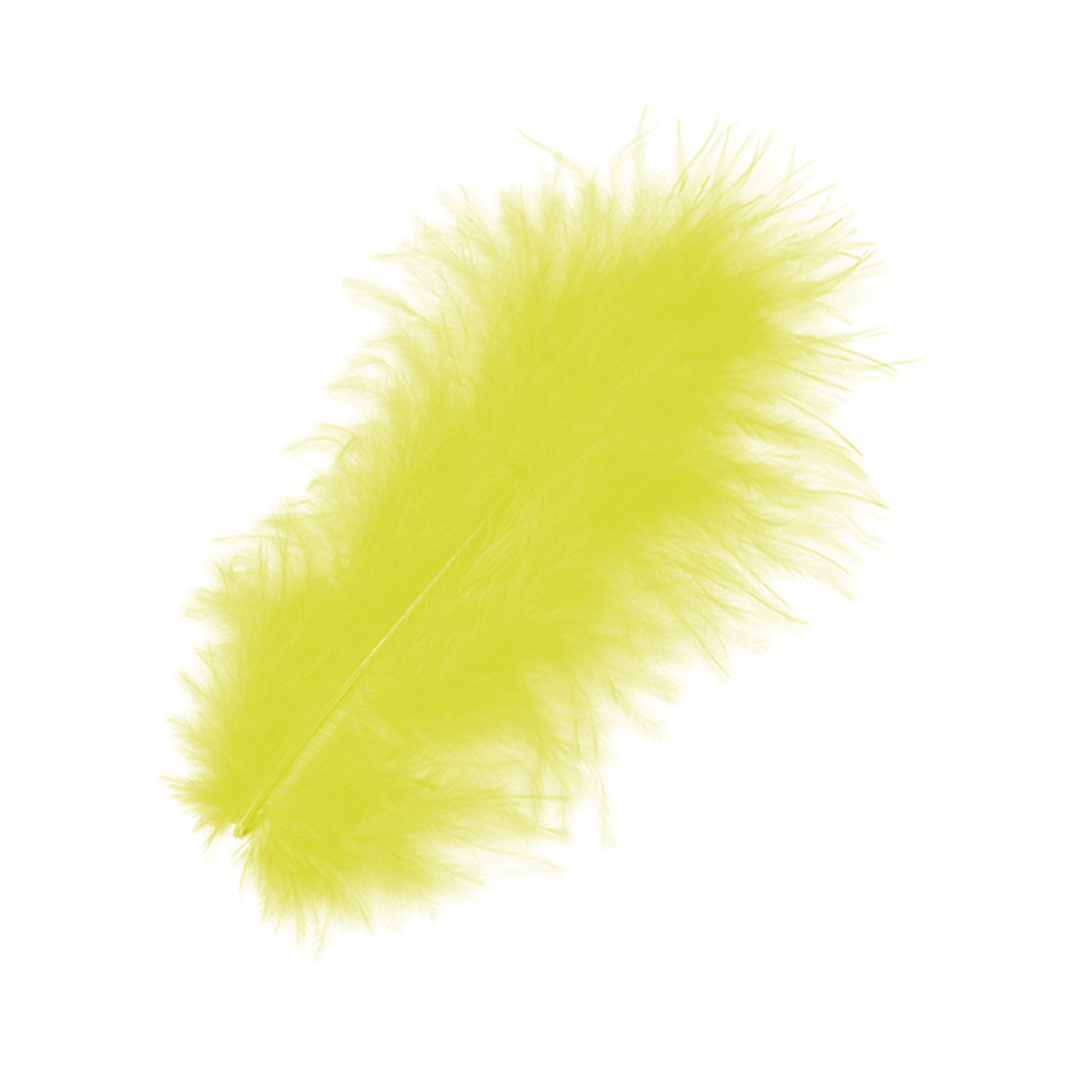 Dekorations Federn, Gelb, ca. 2 g