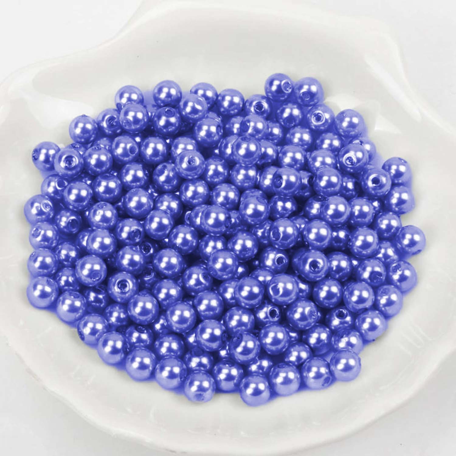 Wachsperlen ca. 1000 Stück, 3mm, Blau