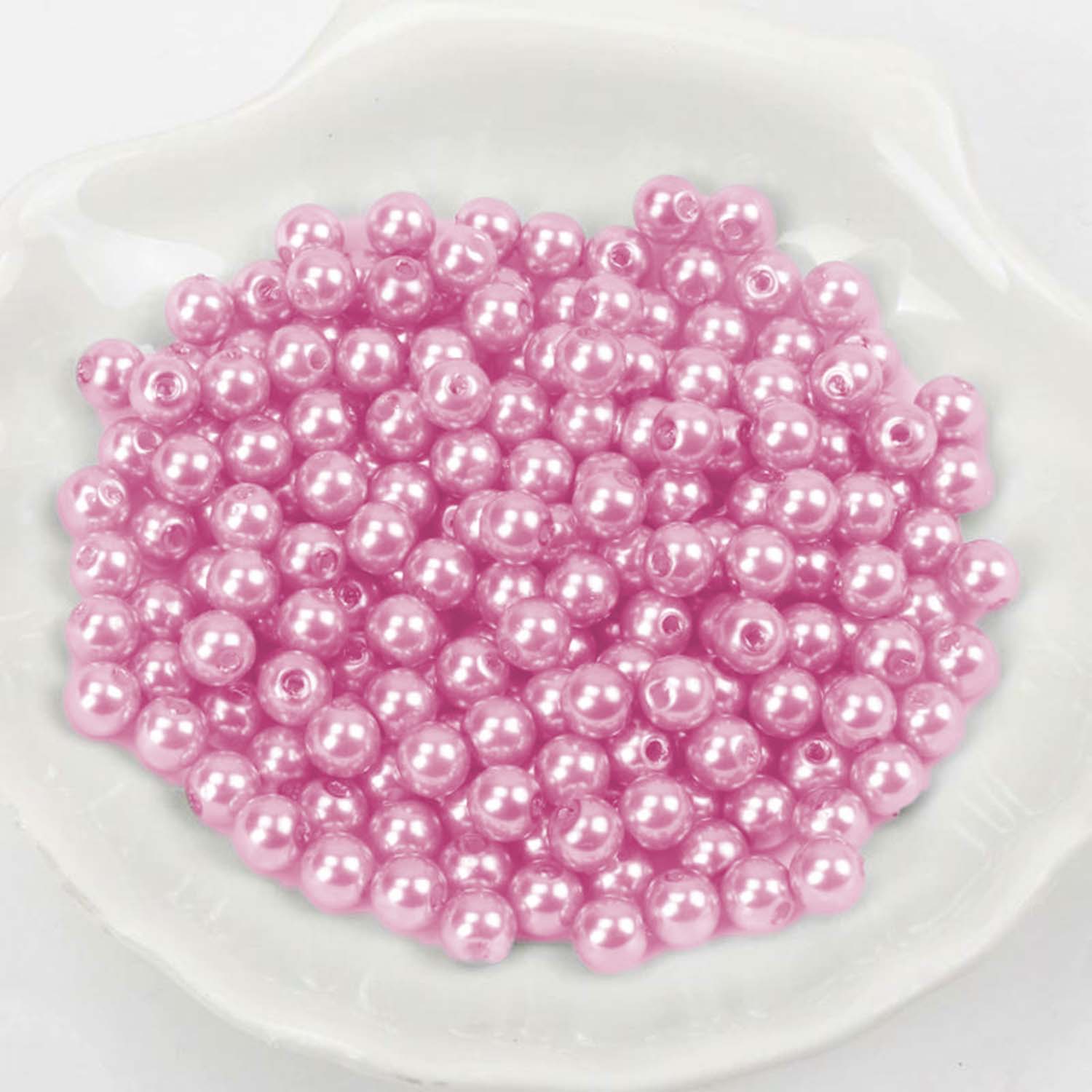Wachsperlen ca. 1000 Stück, 3mm, Pink