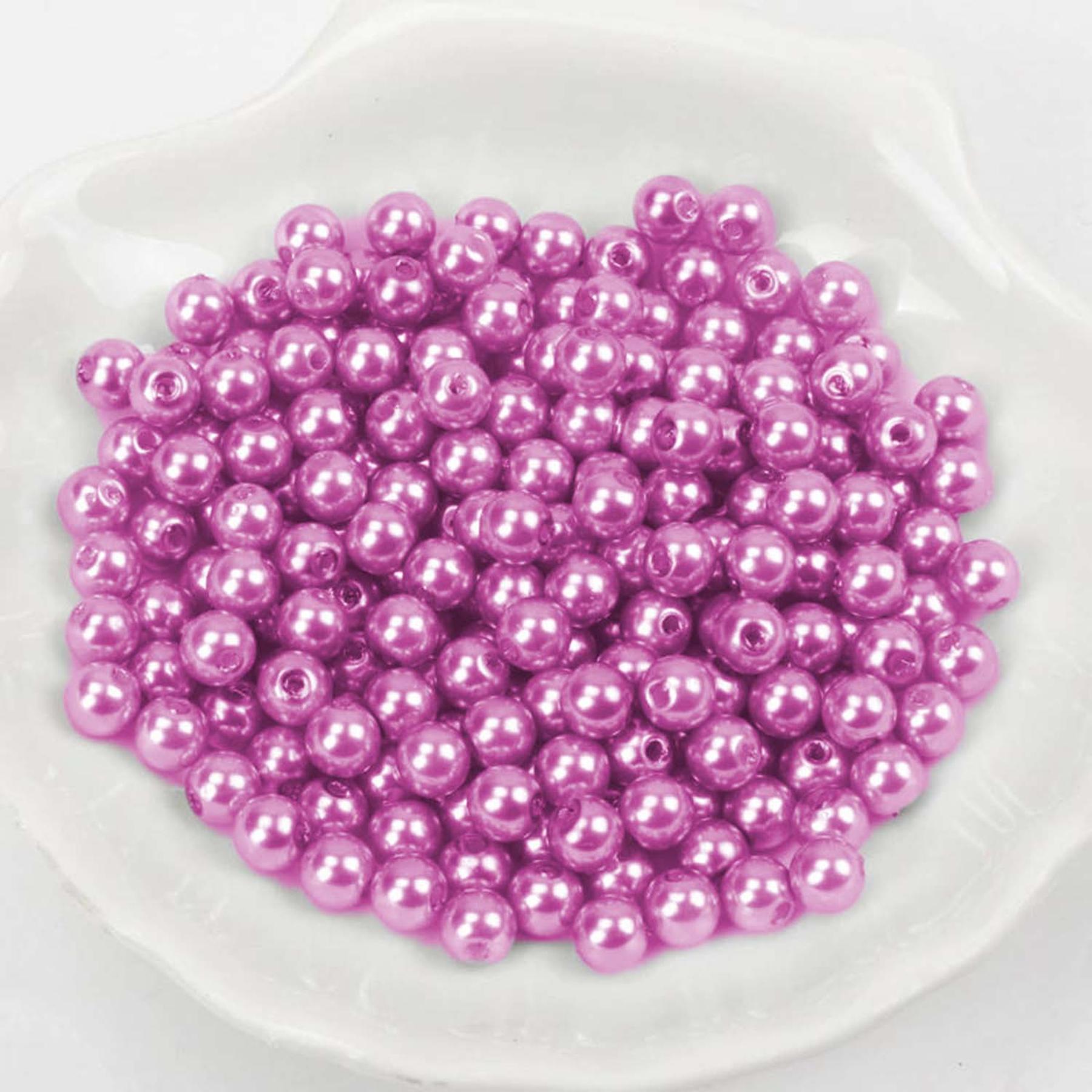 Wachsperlen - 600 Stück - 2mm - Pink