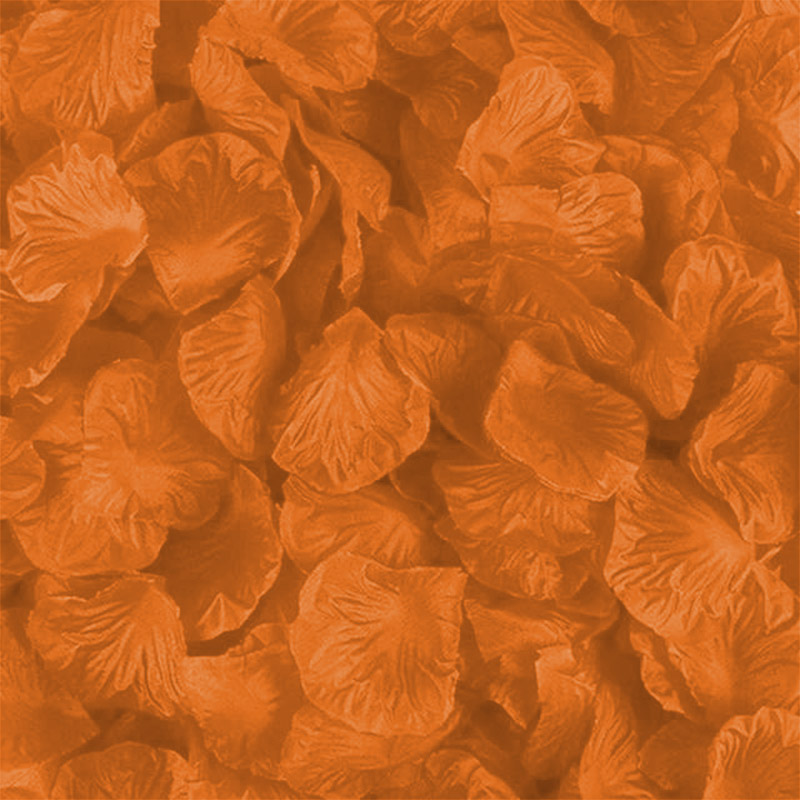 Rosenblätter 100er Packung - Orange